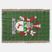 Irish McDevitt Coat of Arms Family Crest Ireland Deken (Voorkant)