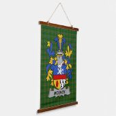 Irish McEvoy or McKelvey Coat of Arms Family Crest Hangend Wandkleed (Gebogen)