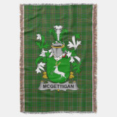 Irish McGettigan of Gethin familiewapen Deken (Voorkant Verticaal)