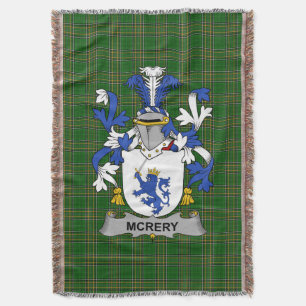 Irish McRery of McCrery Coat of Arms Family Crest Deken