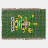 Irish McSweeney Coat of Arms Family Crest Ireland Deken (Voorkant)
