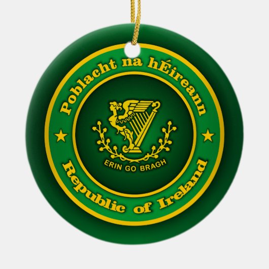 Irish Medallion Apparel Keramisch Ornament (Voorkant)