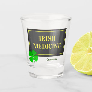 Irish Medicine Shot Glass Glas