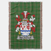 Irish Melaghlin of O_Melaghlin wapenschild familie Deken (Voorkant Verticaal)