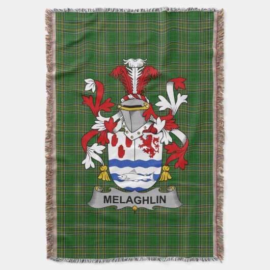 Irish Melaghlin of O_Melaghlin wapenschild familie Deken (Voorkant Verticaal)