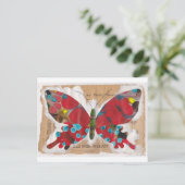 Irish Melody Butterfly Briefkaart (Staand voorkant)