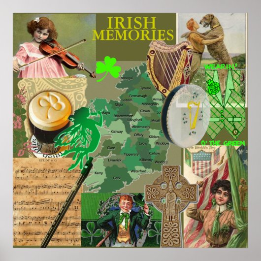 IRISH MEMORIES POSTER van 8.99 (Voorkant)