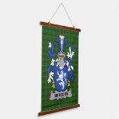 Irish Meredith Coat of Arms Family Crest Hangend Wandkleed (Gebogen)