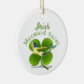 Irish Mermaid Saint Thunder_Cove Keramisch Ornament (Rechts)