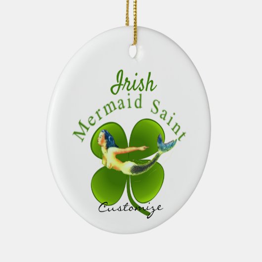 Irish Mermaid Saint Thunder_Cove Keramisch Ornament (Rechts)