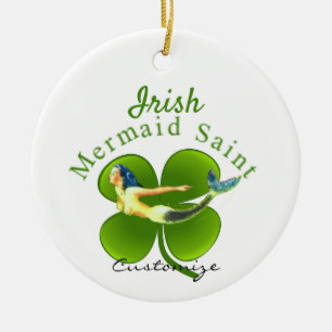 Irish Mermaid Saint Thunder_Cove Keramisch Ornament