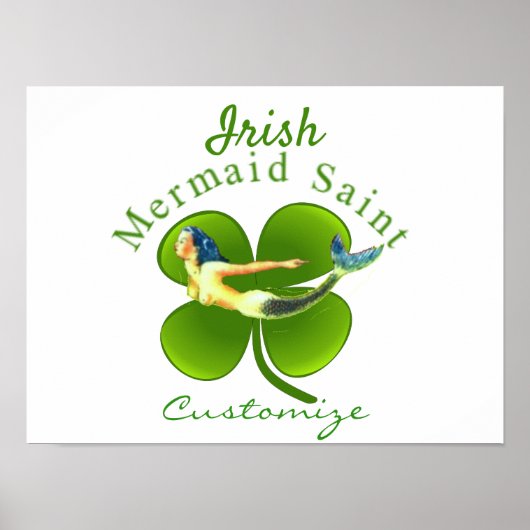 Irish Mermaid Saint Thunder_Cove Poster (Voorkant)