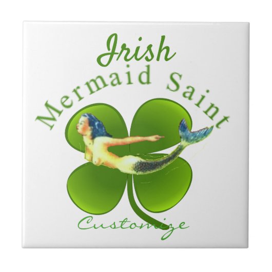 Irish Mermaid Saint Thunder_Cove Tegeltje (Voorkant)