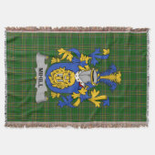 Irish Mihill Coat of Arms Family Crest Ireland Deken (Voorkant)