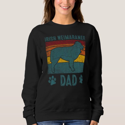 Irish Miniature American Shepherd Dad Trui (Voorkant)