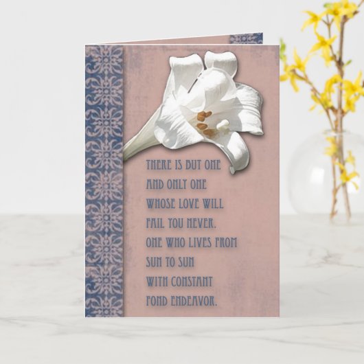 Irish Moederdag Kaart (Gele Bloem)