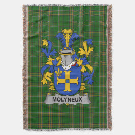 Irish Molyneux Wapen Family Crest Ierland Deken