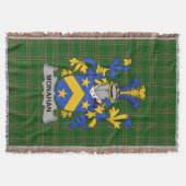 Irish Monahan of O_Monaghan Wapenschild familie C Deken (Voorkant)