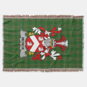 Irish Monck of Moncke familiewapen Crest I Deken (Voorkant)