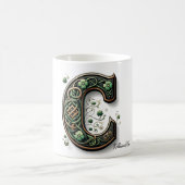 Irish Monogram Coffee Mug Koffiemok (Center)