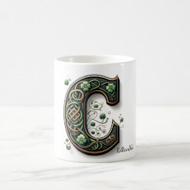Irish Monogram Coffee Mug Koffiemok