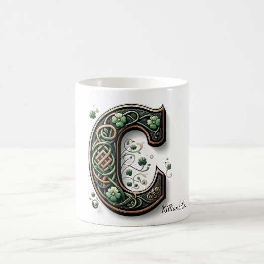 Irish Monogram Coffee Mug Koffiemok (Center)