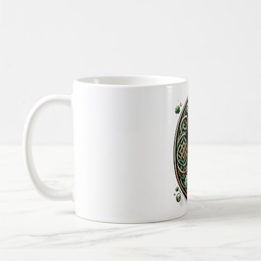 Irish Monogram Coffee Mug Koffiemok (Links)