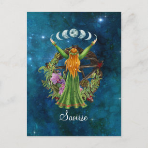 Irish Moon Goddess Briefkaart