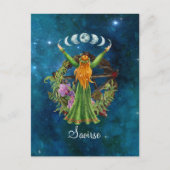 Irish Moon Goddess Briefkaart (Voorkant)