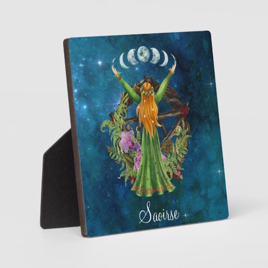 Irish Moon Goddess Fotoplaat (Voorkant)