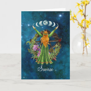 Irish Moon Goddess Kaart