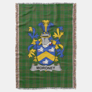 Irish Moroney of O_Moroney wapenschild Familieauto Deken