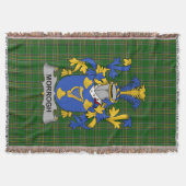 Irish Morrogh of Morrow Wapen van de familie Crest Deken (Voorkant)