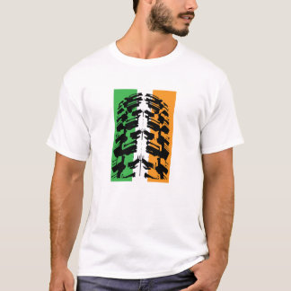 Irish Mountain Bike Tire T-shirt