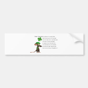 Irish Mouse drink bier Bumpersticker