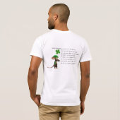 Irish Mouse drink bier T-shirt (Achterkant volledig)