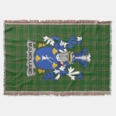 Irish Mulholland Wapen Familie Crest Irelan Deken (Voorkant)