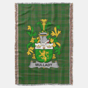 Irish Mullady of O_Mullady Wapenschild Familieauto Deken