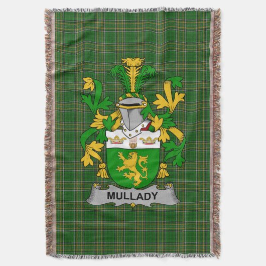 Irish Mullady of O_Mullady Wapenschild Familieauto Deken (Voorkant Verticaal)