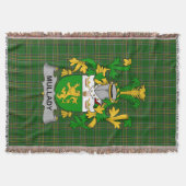 Irish Mullady of O_Mullady Wapenschild Familieauto Deken (Voorkant)