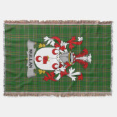 Irish Mullan Coat of Arms Family Crest Ireland Deken (Voorkant)