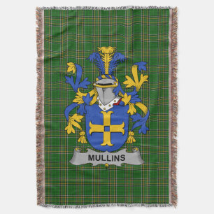 Irish Mullins of O_Mullins wapenfamilie auto Deken