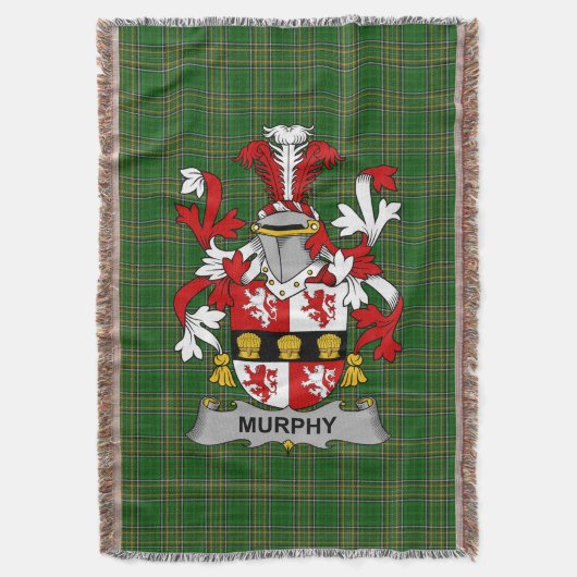 Irish Murphy (Muskerry) Wapen van de familie Crest Deken (Voorkant Verticaal)