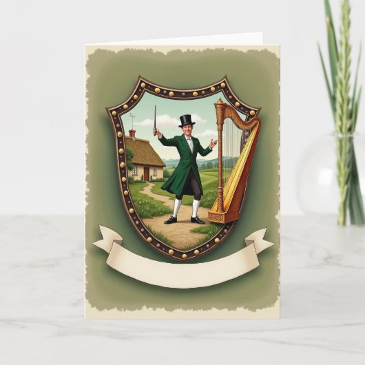Irish Music Celebration Card Kaart (Voorkant)