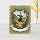Irish Music Celebration Card Kaart (Gele Bloem)