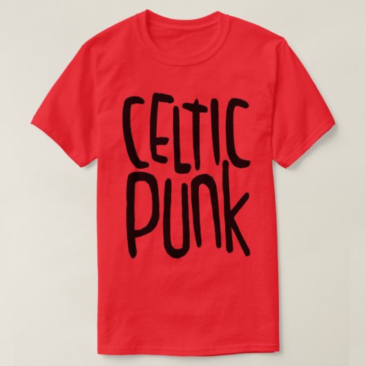 Irish Music Celtic Punk T-shirt (Design voorkant)