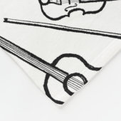 Irish Music Instrument Fleece Blanket (Hoek)