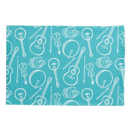 Irish Music Instruments Single Kussensloop Standar (Achterkant)