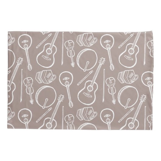 Irish Music Instruments Single Kussensloop Standar (Achterkant)