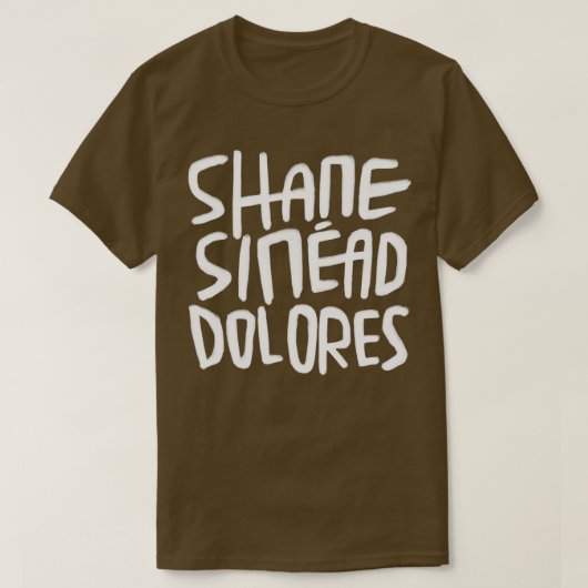 Irish Music Shane Sinead Dolores Irish Music RIP T-shirt (Design voorkant)
